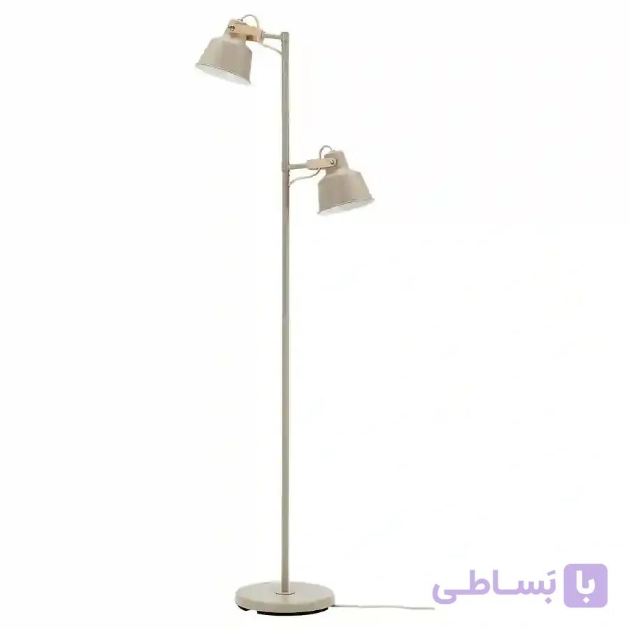 چراغ ایستاده ایکیا مدل SJÖMAKT رنگ بژ — تصویر 1