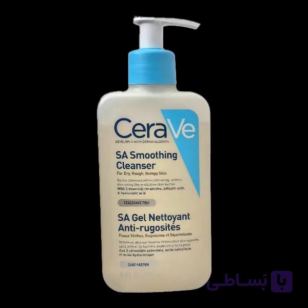 ژل شست‌وشوی صورت سراوی مدل SA Smoothing – Anti-rugosites مناسب برای انواع پوست