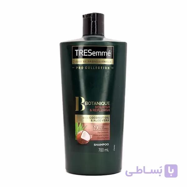 شامپو ترزمی مدل Botanique Nourish حجم ۷۰۰ میلی لیتر با روغن نارگیل و آلوئه ورا — تصویر 1