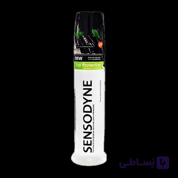 خمیردندان پمپی محافظ کامل حاوی زغال  سنسوداین SENSODYNE