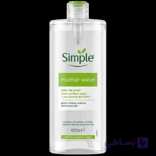 میسلار واتر سیمپل مدل َKind To Skin مناسب برای انواع پوست حجم 400 میلی‌لیتر