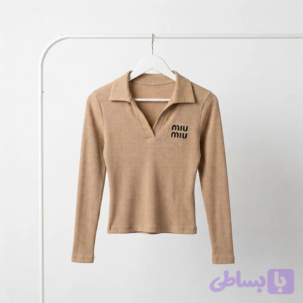🧶 بلوز یقه دار فانریپ Miu Miu