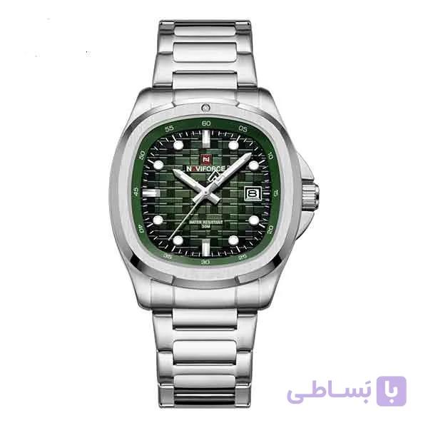 ساعت مچی عقربه‌ای کوارتز مردانه نیوی فورس مدل NF9240 S/GN/S