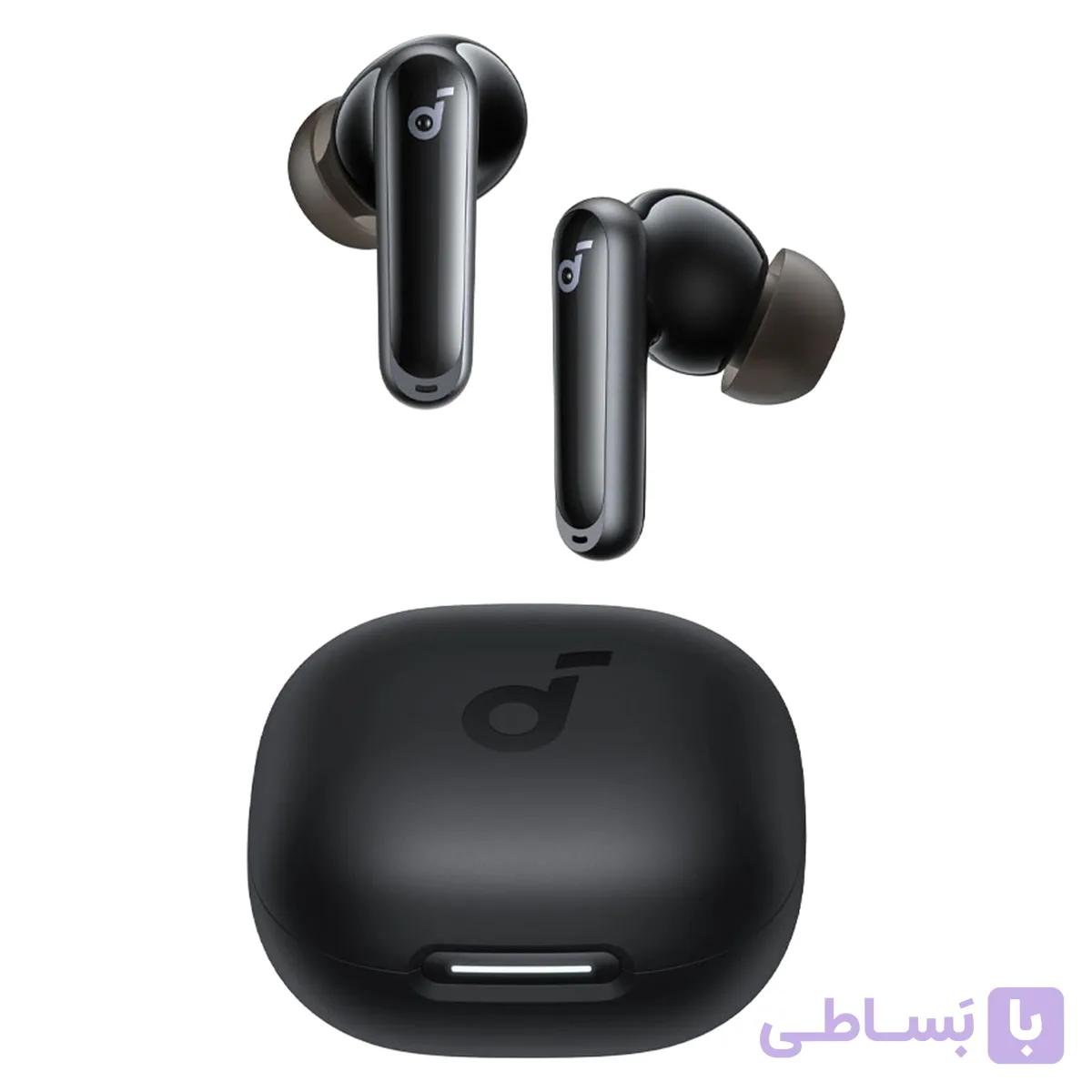 هدفون بلوتوثی انکر مدل Soundcore P40i با نویز کنسلینگ فعال (ANC)، نویز کنسلینگ (ENC)، درگاه شارژ USB Type-C، دارای 6 میکروفون داخلی با بهره‌گیری از هوش مصنوعی، پشتیبانی از فرمان لمسی، مقاوم در برابر آب — تصویر 1