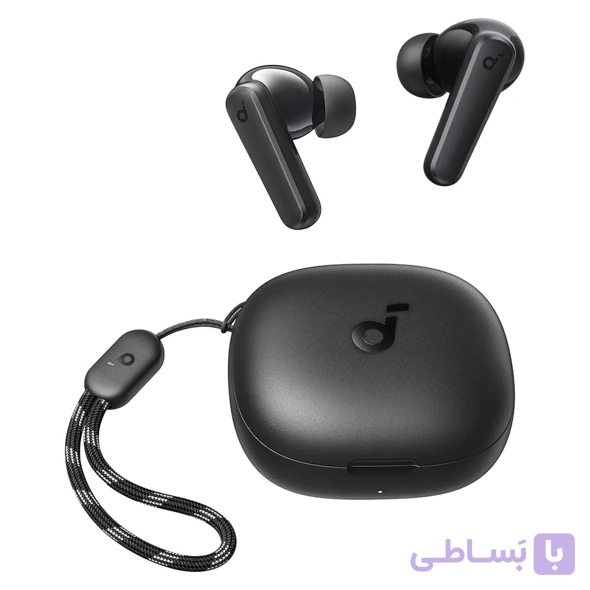 هدفون بلوتوثی انکر مدل Soundcore P25i با نویز کنسلینگ فعال (ANC)، درگاه شارژ USB Type-C، مقاوم در برابر رطوبت و عرق — تصویر 1