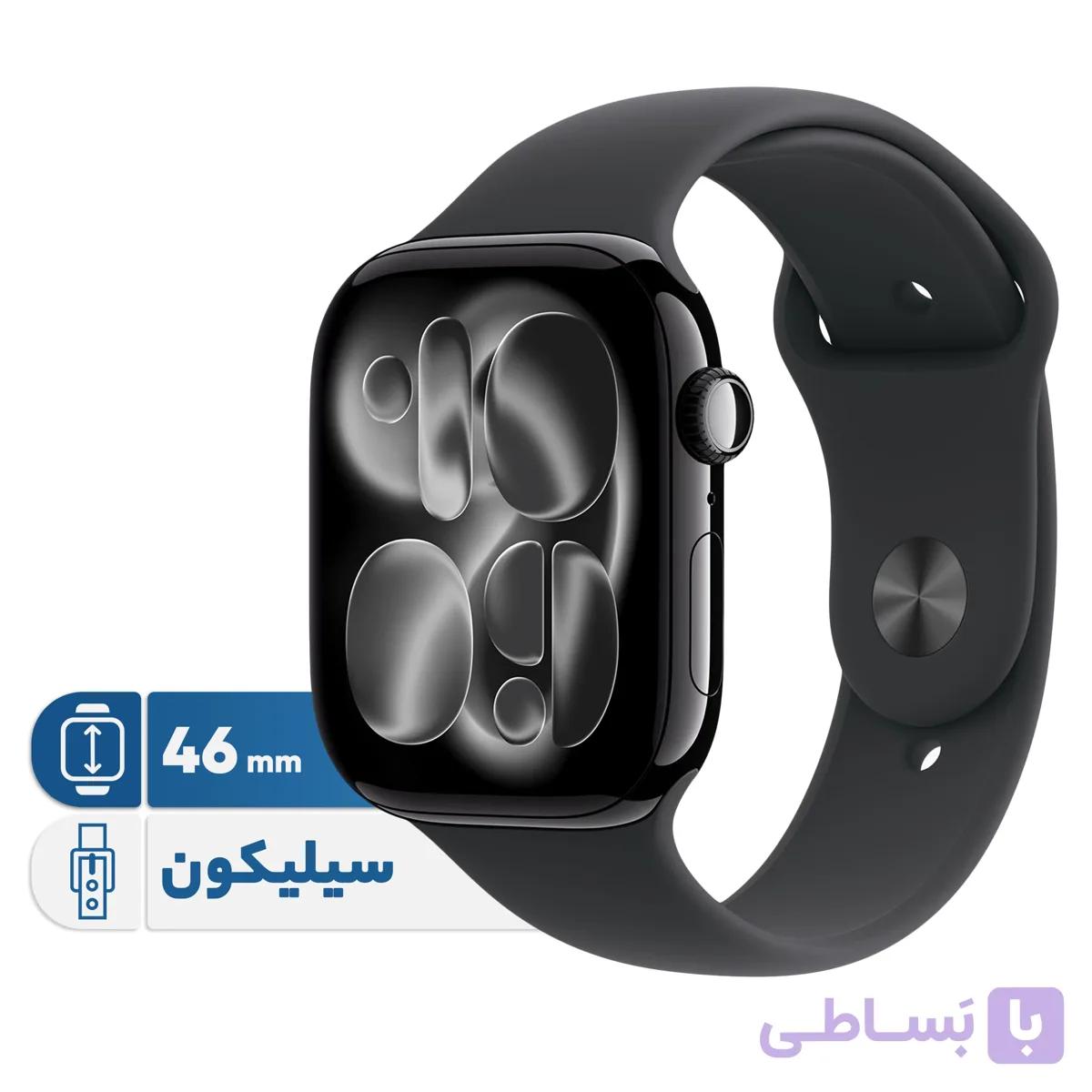 ساعت هوشمند 42 میلی متری اپل مدل Series 11 Aluminum Case با بند سیلیکونی — تصویر 1