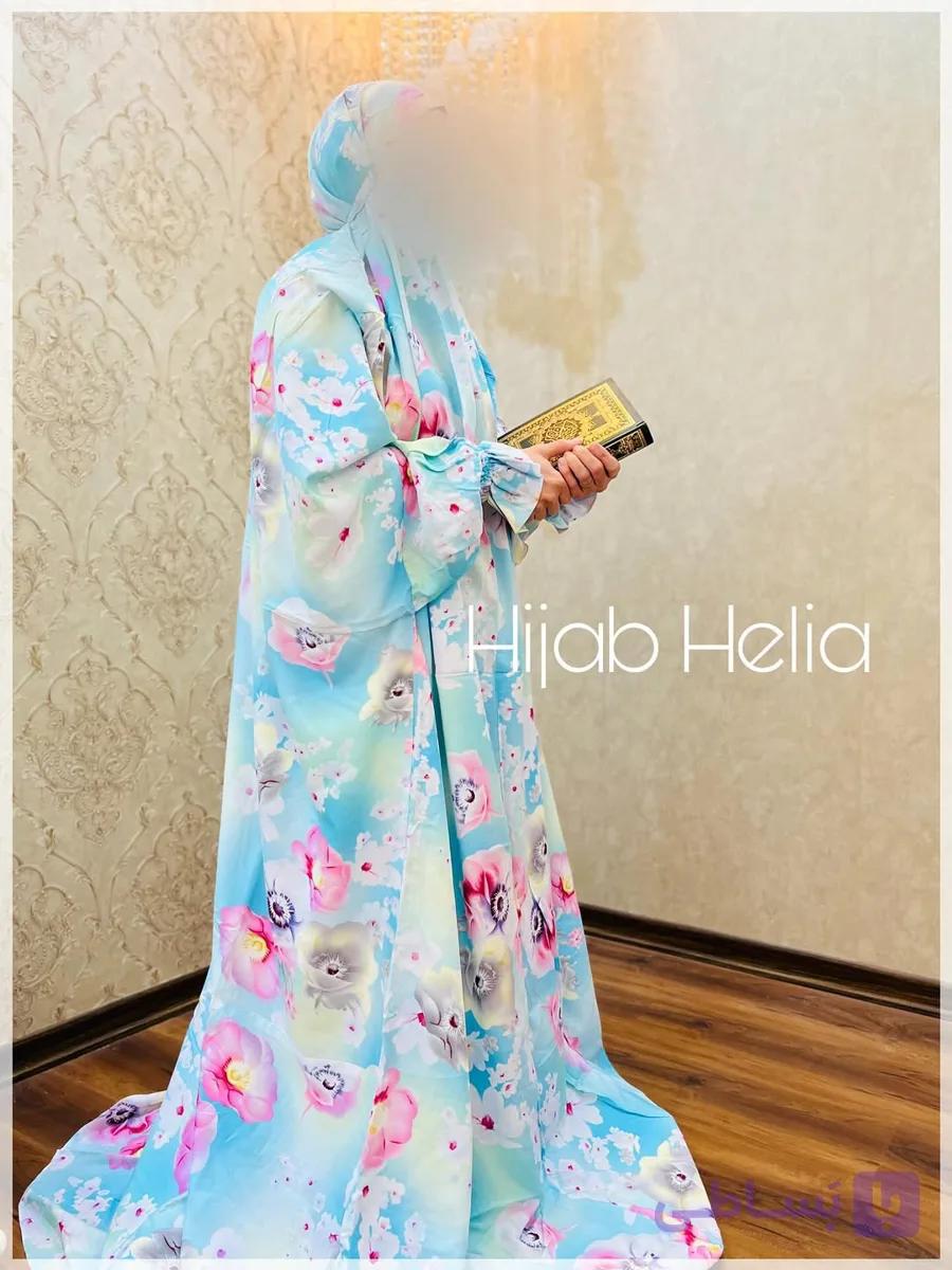 چادر نماز آستین دار جنس نخی کودری