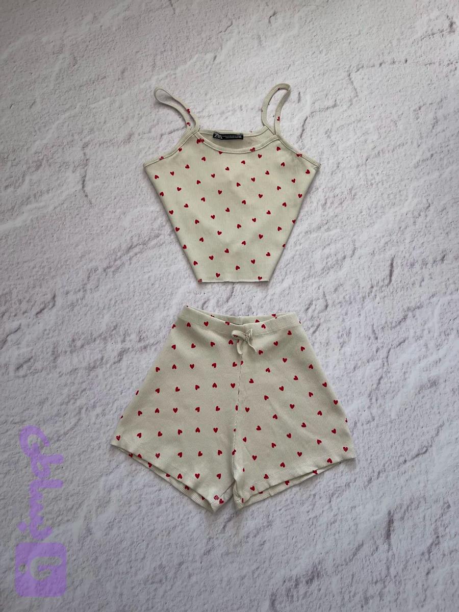تاپ و شورتک وارداتی کبریتی زنانه