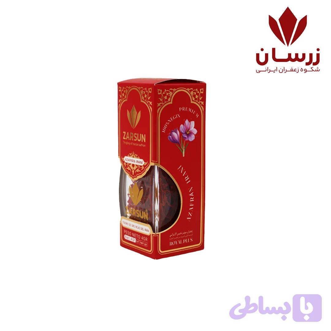 زعفران سوپرنگین چهار گرم آذین (مدل کادویی)