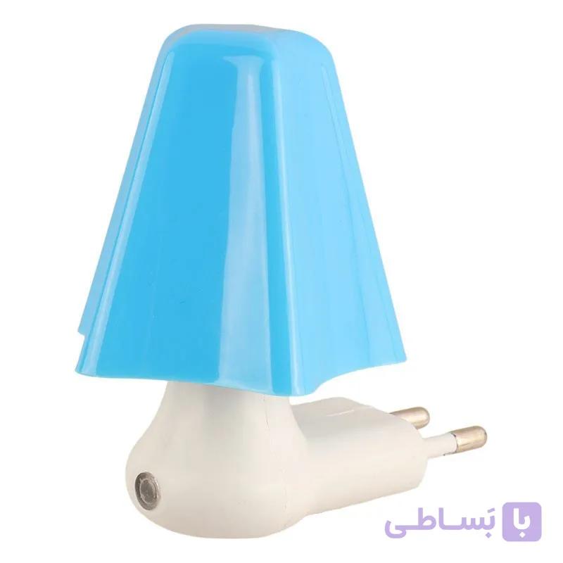 چراغ خواب آباژوری فتوسل دار پارس نور  آبی — تصویر 1