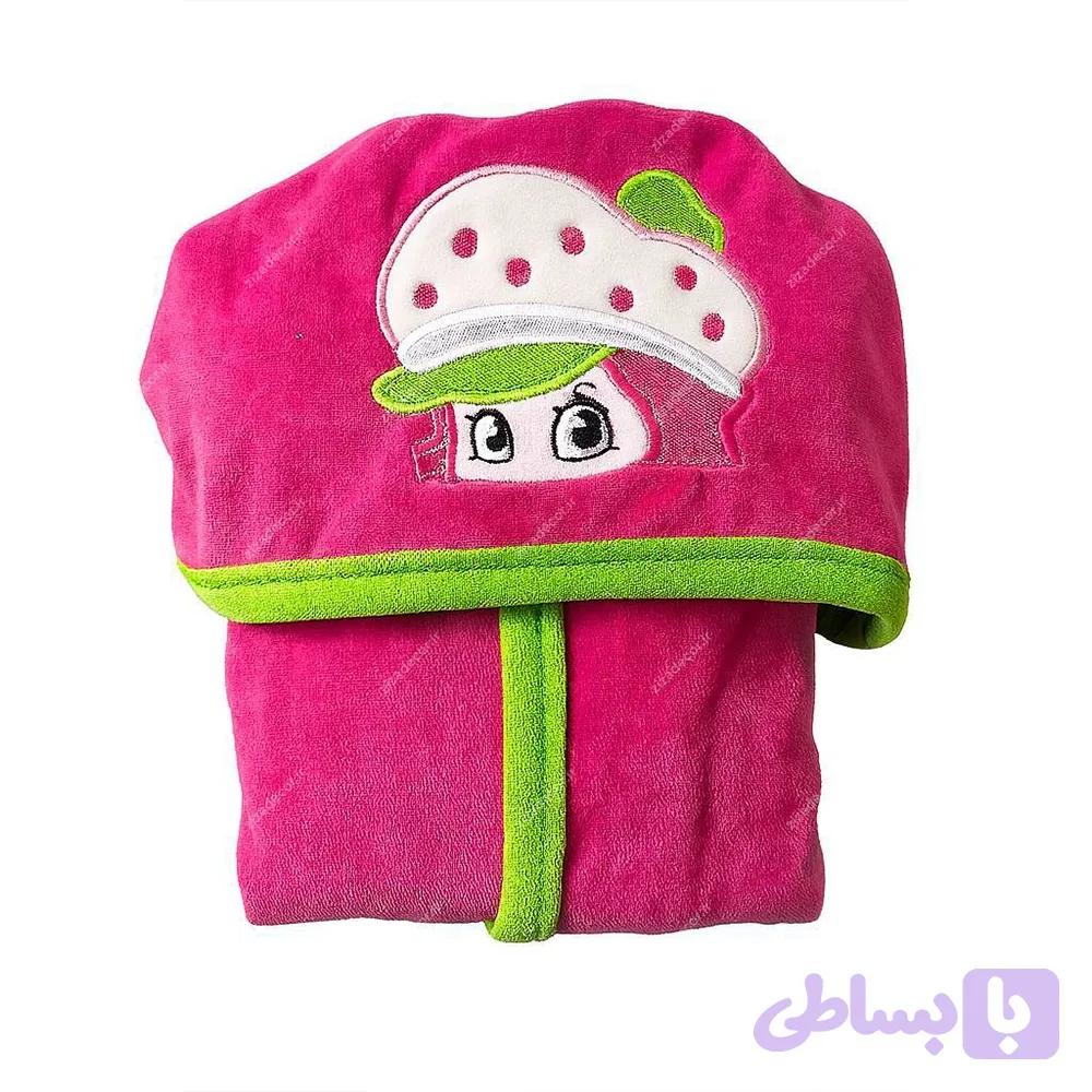 حوله تن‌پوش کلاه‌دار فانتزی کودک طرح توت‌فرنگی Strawberry Shortcake — تصویر 1