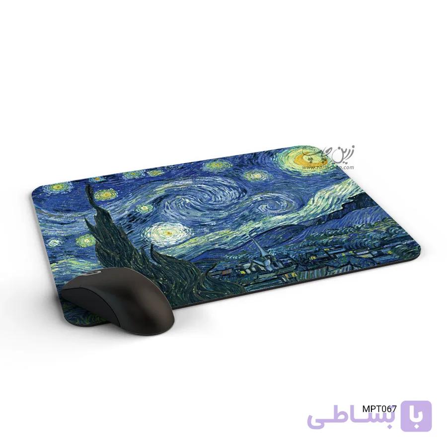 موس پد شب پر ستاره طرح MPT067 — تصویر 1