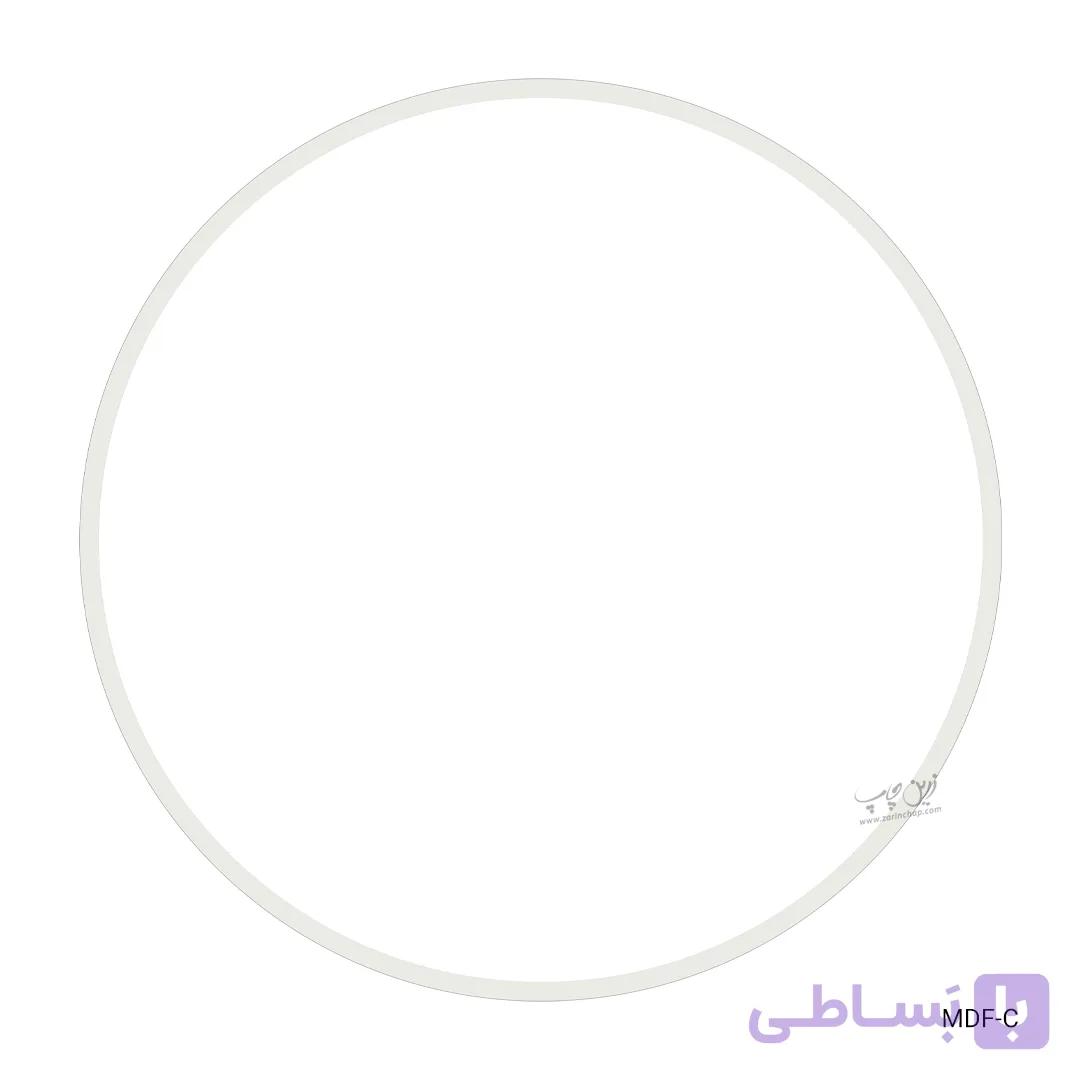 چاپ بر روی قاب عکس MDF دایره‌ای — تصویر 1