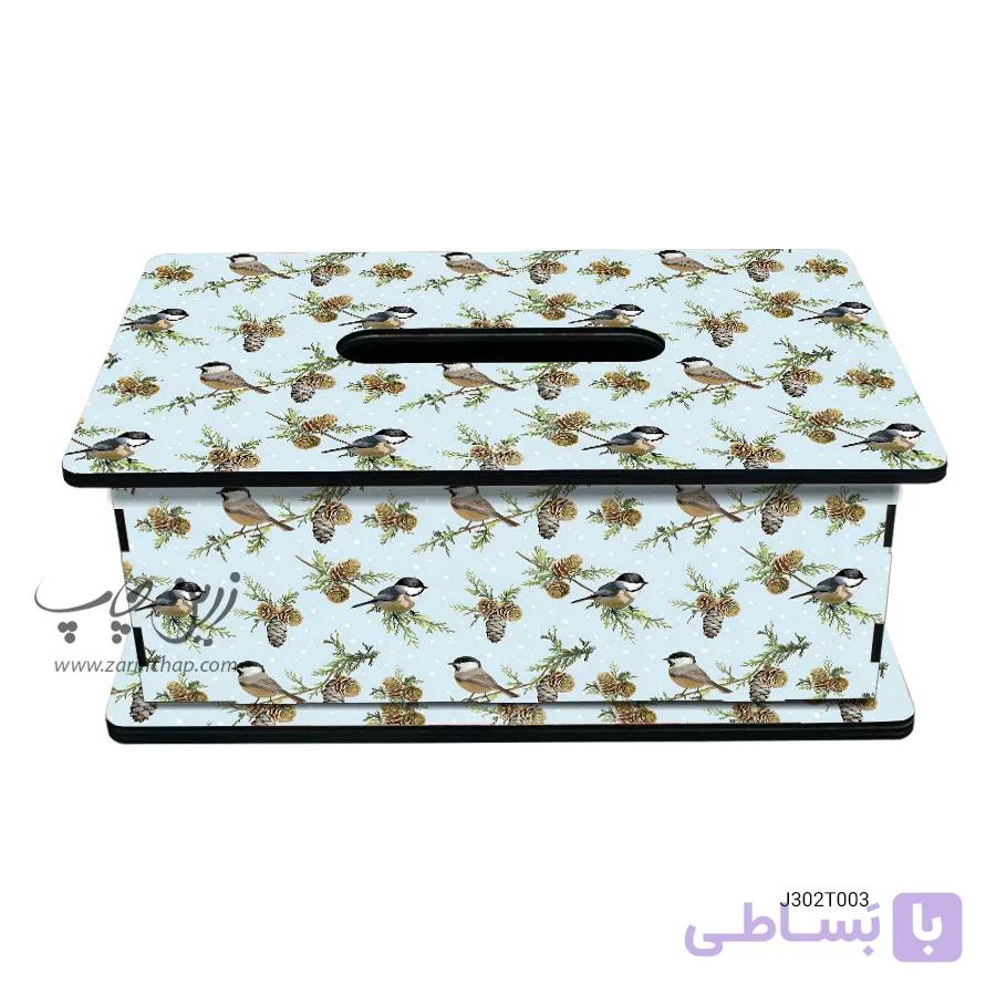 جعبه دستمال کاغذی طرح J302T003
