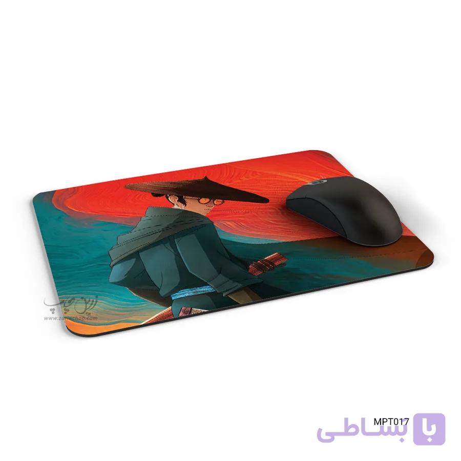 موس پد سامورایی چشم آبی طرح MPT017 — تصویر 1