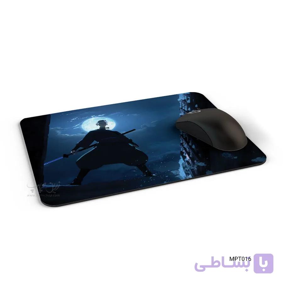 موس پد سامورایی چشم آبی طرح MPT016 — تصویر 1