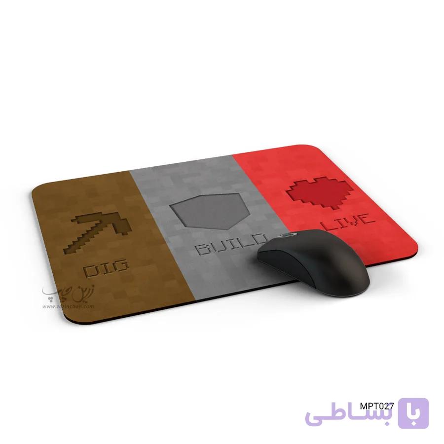 موس پد ماین کرافت طرح MPT027 — تصویر 1