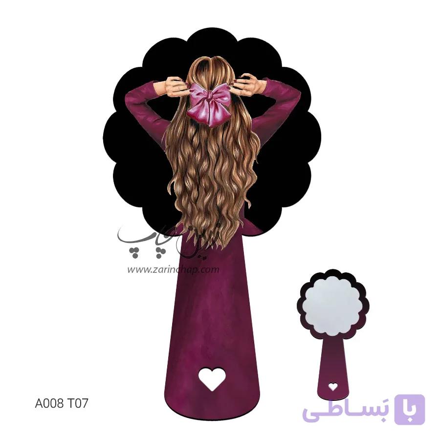 آینه دستی طرح A008T07
