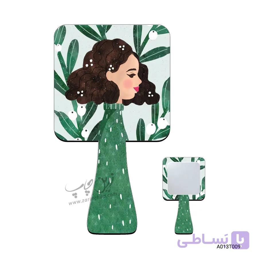 آینه دستی طرح A013T009