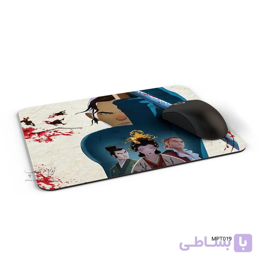 موس پد سامورایی چشم آبی طرح MPT019 — تصویر 1