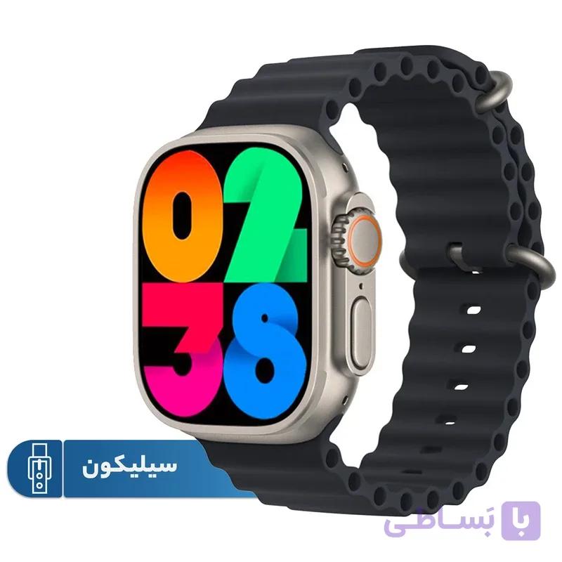 ساعت هوشمند اولترا T1000 سه بند با صفحه نمایش 1.99 اینچ AMOLED،، ضد آب و مناسب استفاده ورزشی