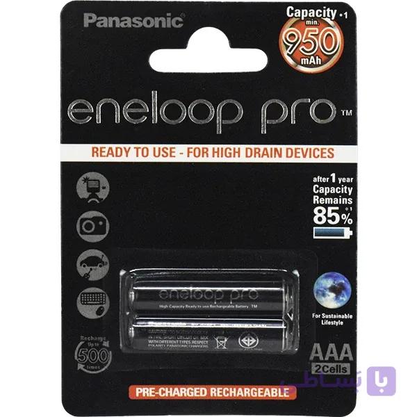باتری نیم قلمی قابل شارژ پاناسونیک مدل eneloop pro 950mAh