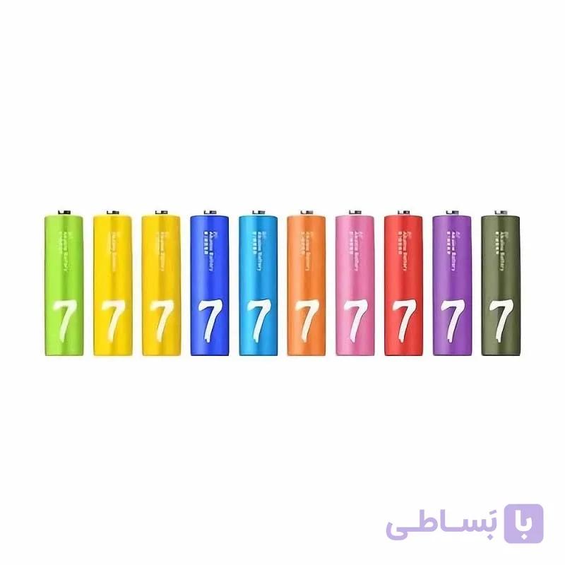 باتری نیم قلمی شیائومی مدل LR03 مجموعه 10 عددی و تک