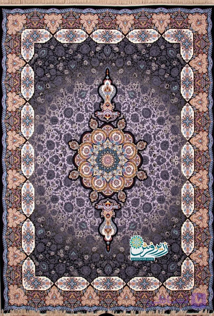 فرش 1200 شانه طرح فرنگیس سبز – تمام نخ اکریلیک