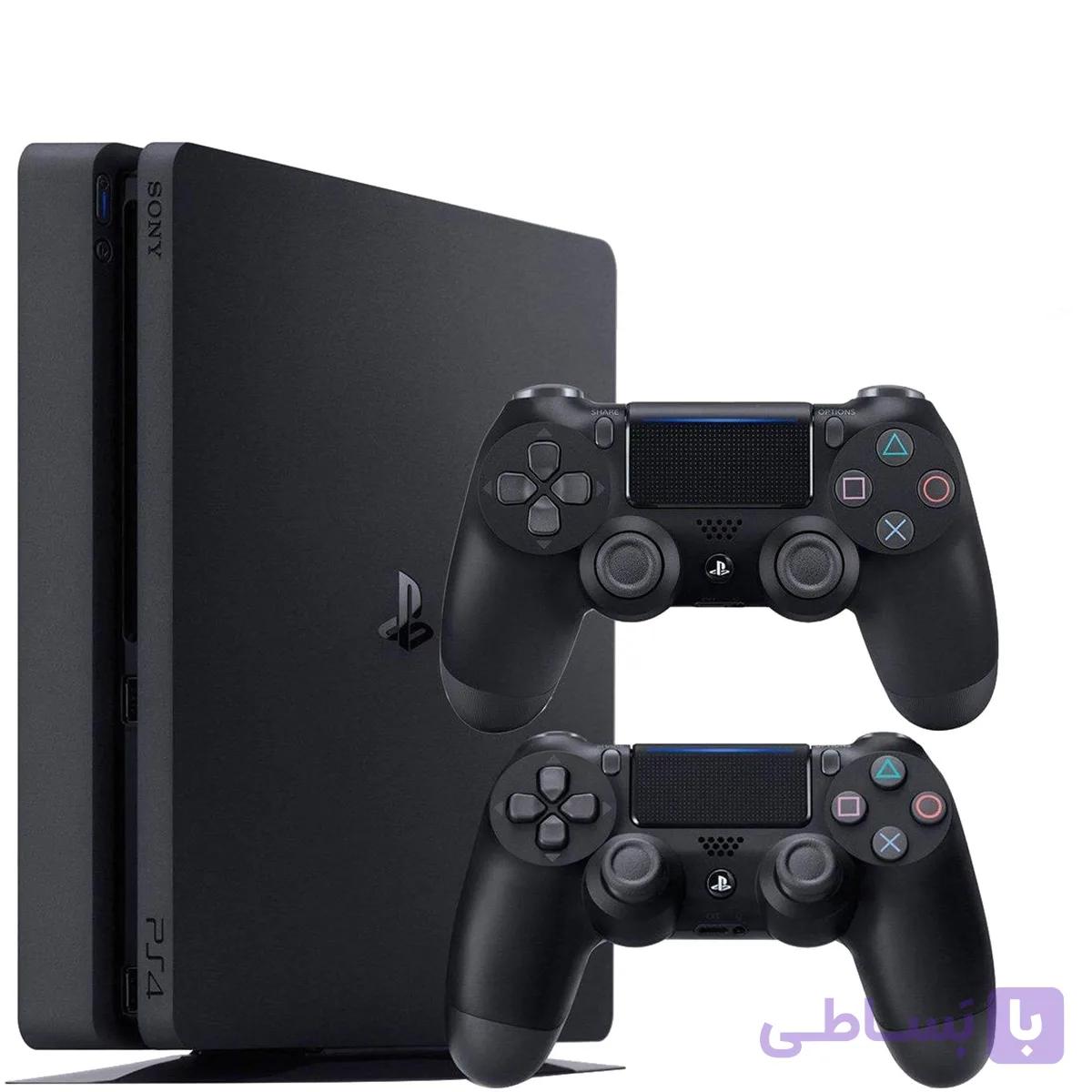 کنسول بازی سونی کپی خور PS4 Slim | حافظه 1 ترابایت فول گیم+یک دسته اضافه — تصویر 1