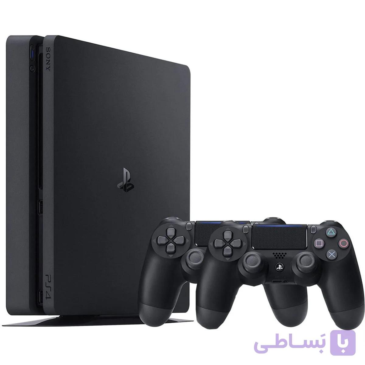 کنسول بازی سونی استوک اکانتی PS4 Slim | حافظه 500 گیگابایت + یک دسته اضافه — تصویر 1