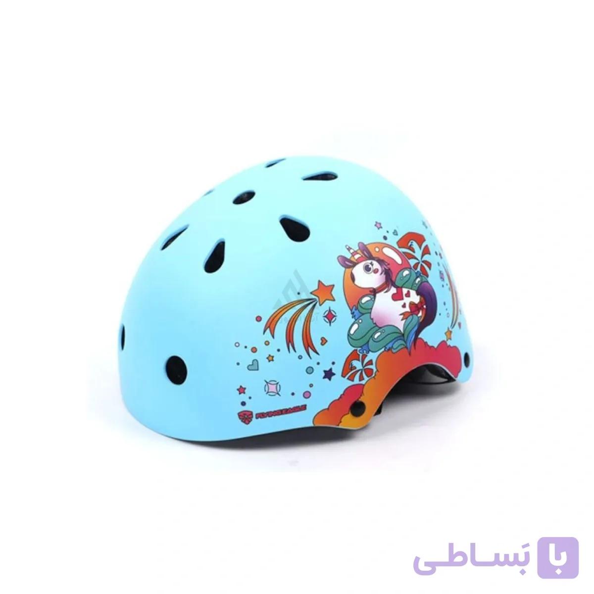 کلاه ایمنی بچگانه اسکیت فلایینگ ایگل مدل Rider Junior آبی — تصویر 1