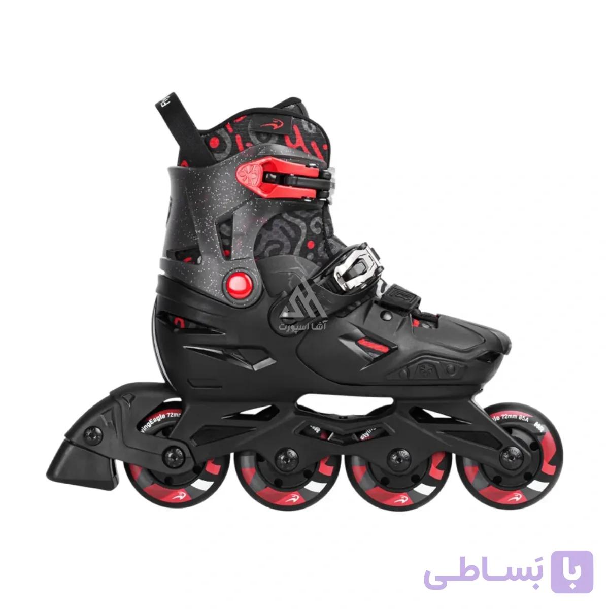 اسکیت فلایینگ ایگل مدل S3 مشکی قرمز پک اورجینال — تصویر 1