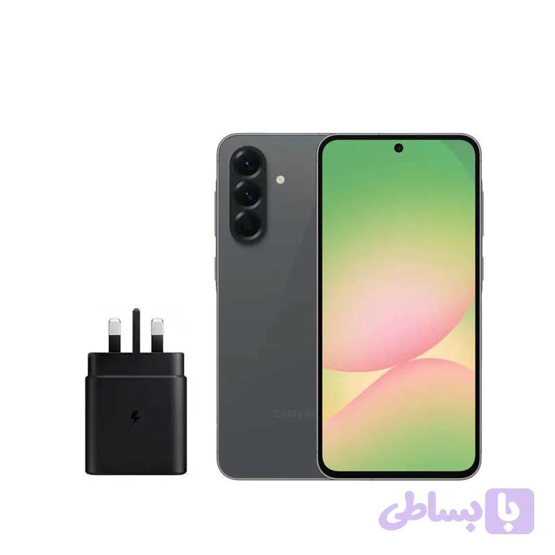 گوشی موبایل سامسونگ مدل Galaxy A56 ظرفیت 256 گیگابایت رم 12 گیگابایت – ویتنام به همراه شارژر 25 وات سامسونگ
