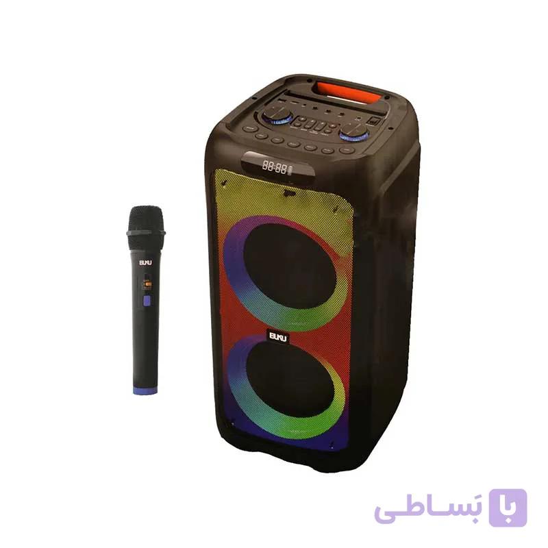 اسپیکر بی سیم BUKU مدل BS079 به همراه میکروفون و RGB