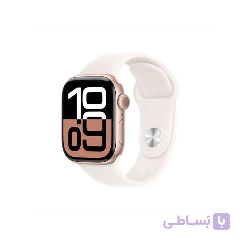 ساعت هوشمند 46 میلی‌متری اپل مدل Series 10 Aluminum با بند سیلیکونی