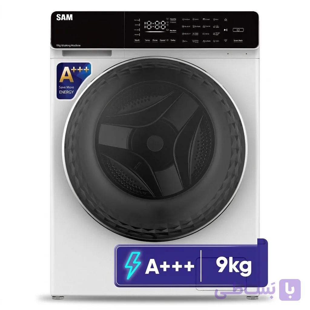 ماشین لباسشویی 9 کیلوگرم سام مدل DD-P1485/W