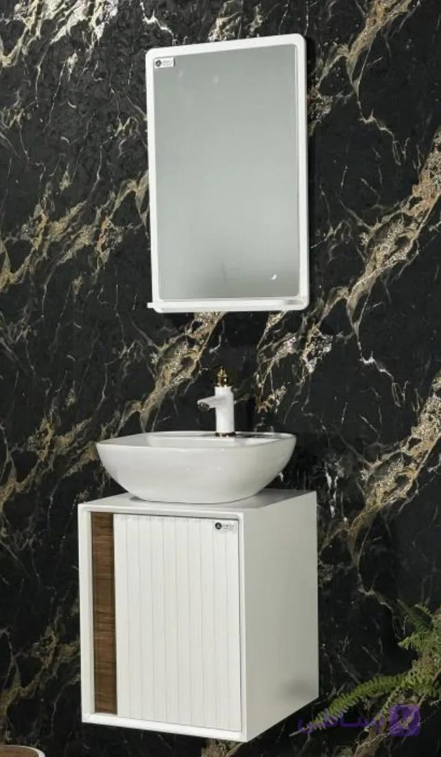 روشویی کابینتی وآینه مدل توسکا کد Ts-40-01