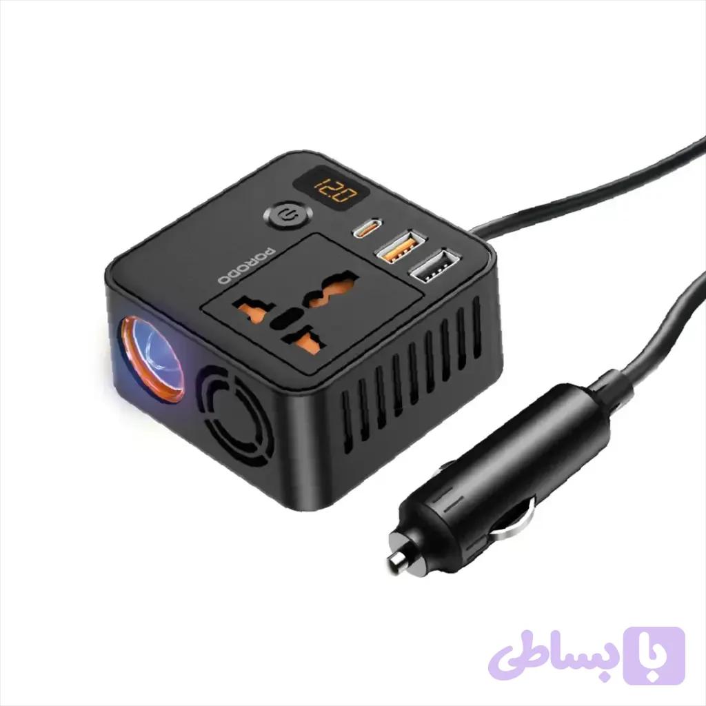 اینورتر برق خودرو 200 وات پرودو مدل PD-FWCH057
