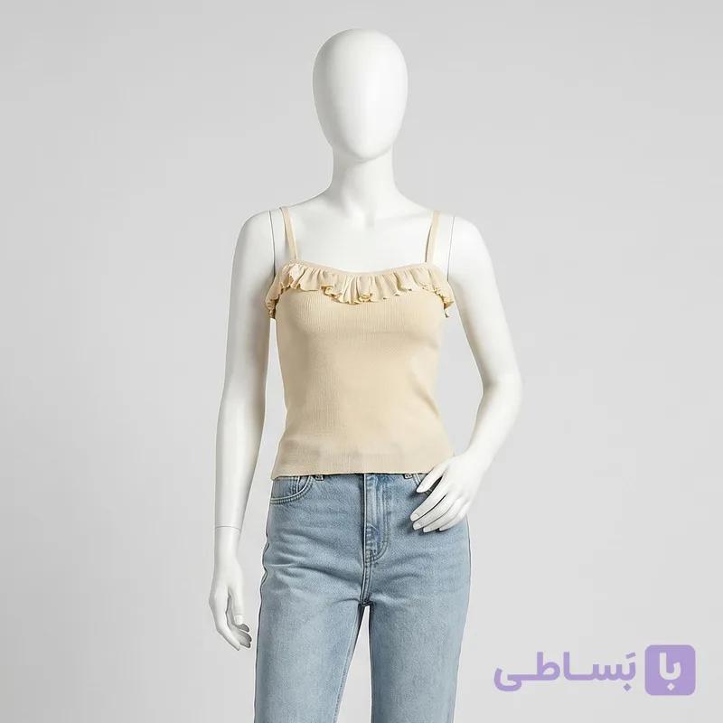 تاپ زنانه مدل 1346 چین دار