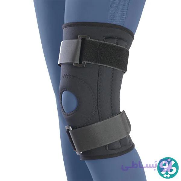 زانوبند نئوپرن چهارفنره طب و صنعت کد 41100 در سایزبندی — تصویر 1