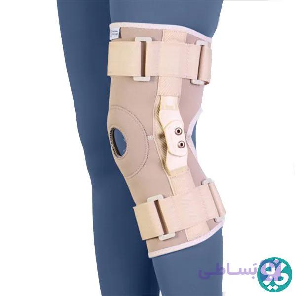زانوبند نئوپرن مفصل دار طب و صنعت کد 45120 در سایزبندی — تصویر 1