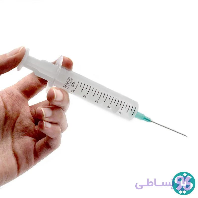 سرنگ سه قطعه فشاری لوئراسلیپ شفا 10 سی سی — تصویر 1