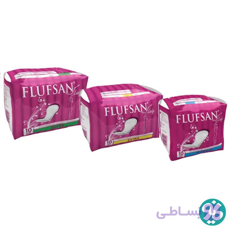 پد بی اختیاری (نوار بهداشتی) بانوان فلوفسان در سایزبندی