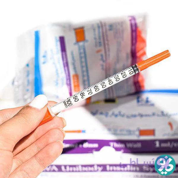سرنگ انسولین 1 سی سی یکپارچه آوا گیج 30 — تصویر 1