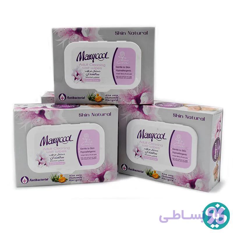 دستمال مرطوب سالمندان ماکسی کول