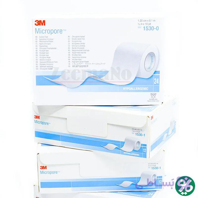 چسب ضد حساسیت ترانسپور 3M (1.25 سانتی متری)