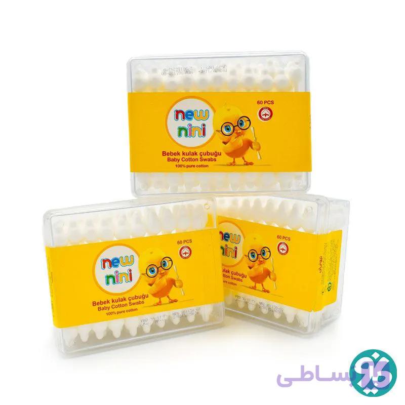 گوش پاک کن محافظ دار کودک نیونینی 60 عددی — تصویر 1