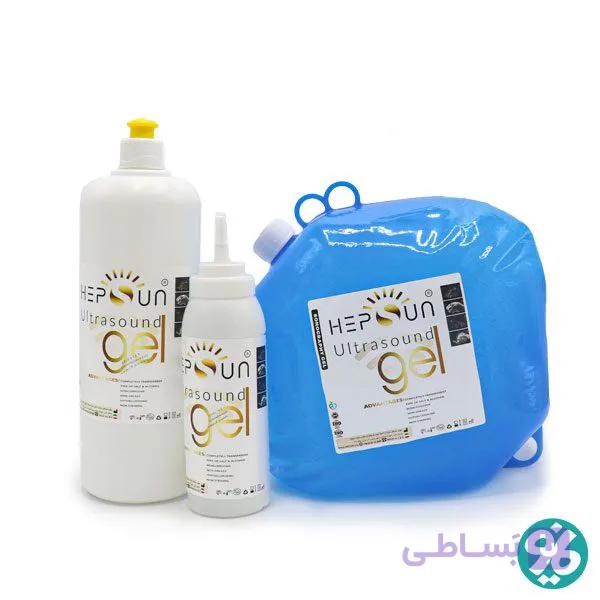 ژل سونوگرافی هپسان در سایزبندی