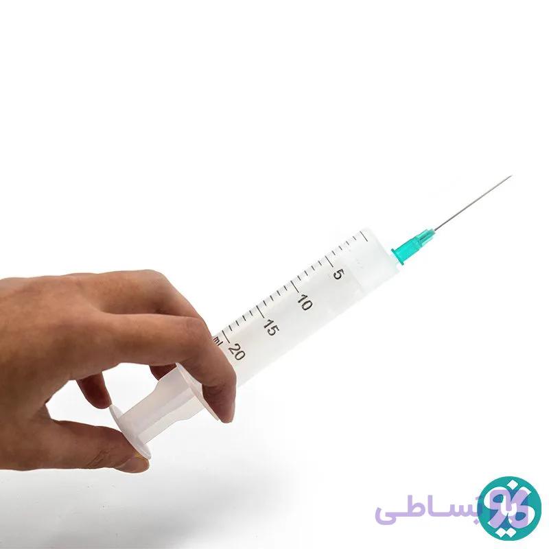 سرنگ سه قطعه فشاری لوئراسلیپ شفا 20 سی سی — تصویر 1