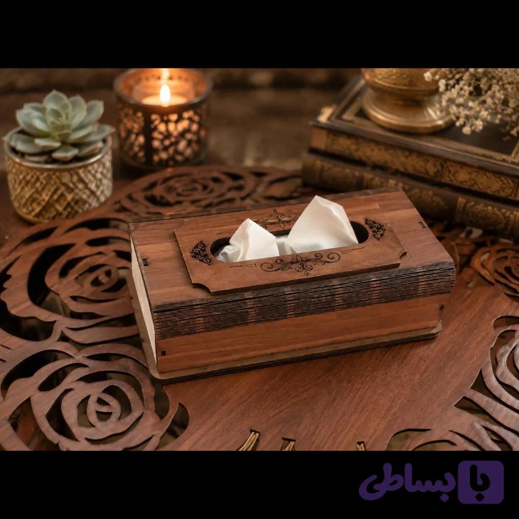 باکس دستمال کاغذی اداری